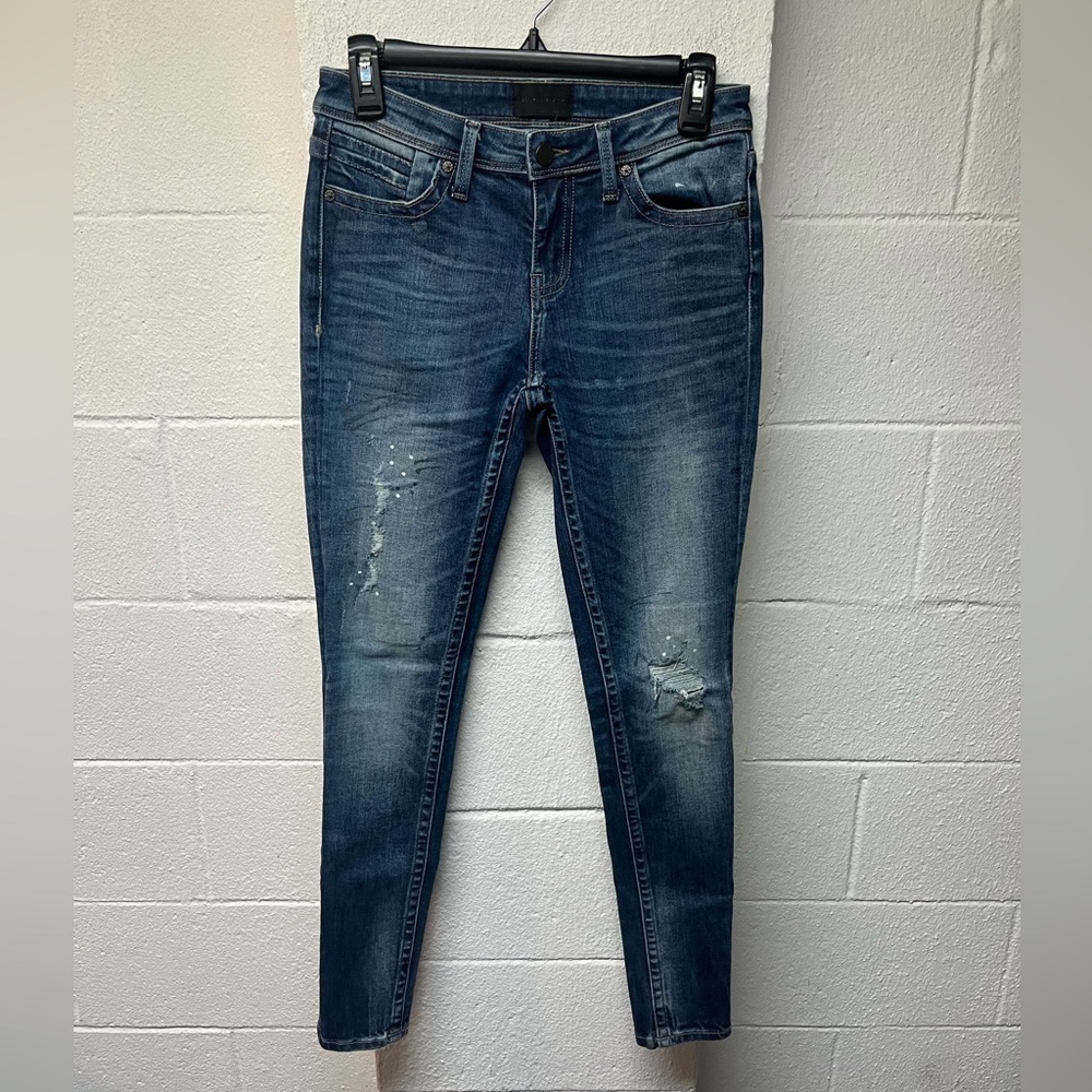Buckle Indigo Skinny Jeans- Size 24
